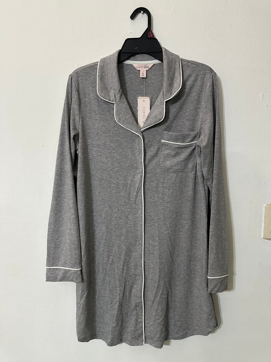 Camisón de botones Manga Larga
