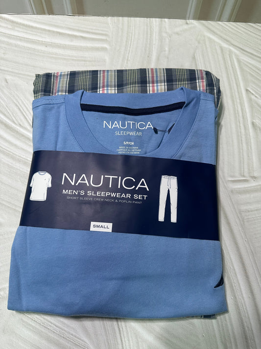 Pijama Náutica camiseta Celeste