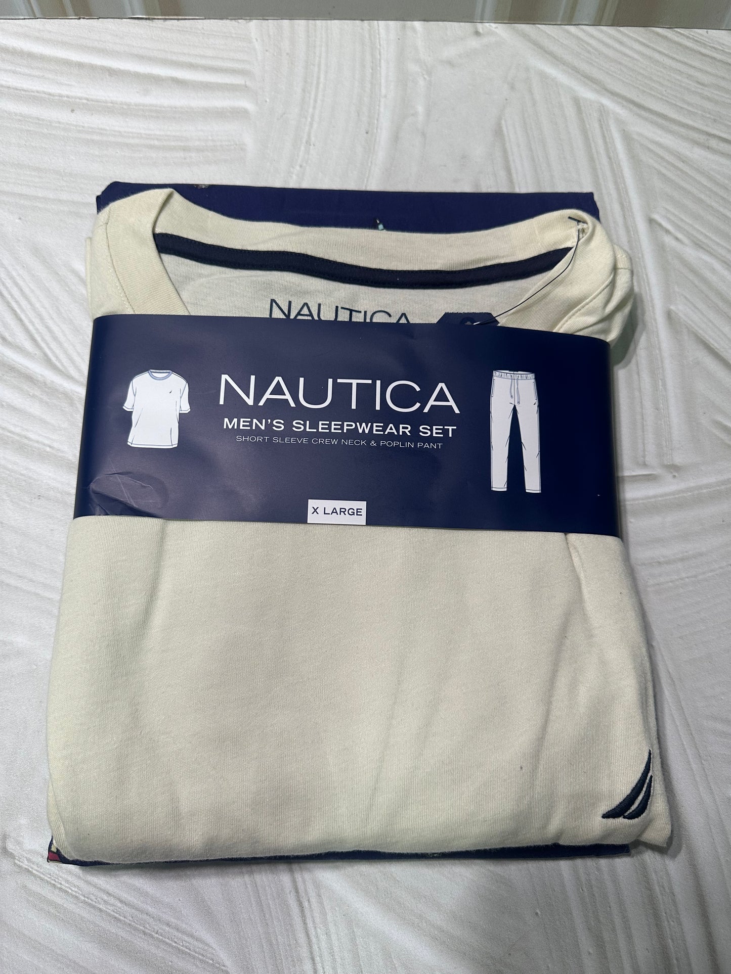 Pijama Náutica Camiseta Beige