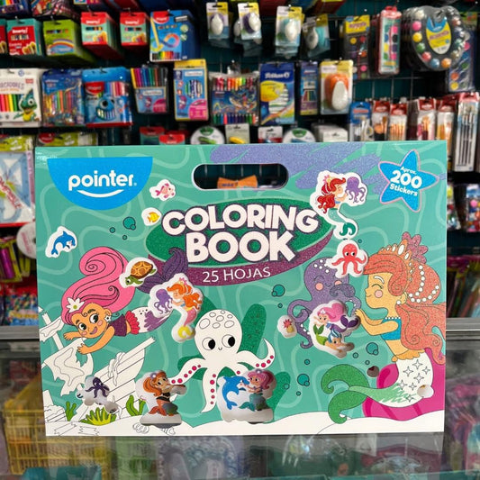 Libro de Colorear con Stickers🩷