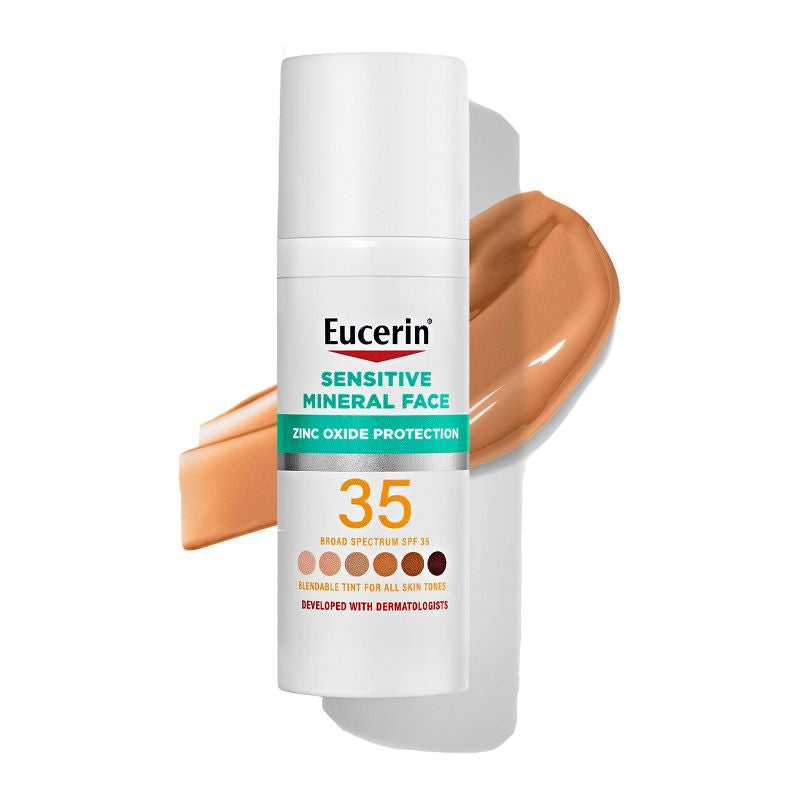 ✨Eucerin✨ Sensitive Tinted Mineral Face Sunscreen SPF 35