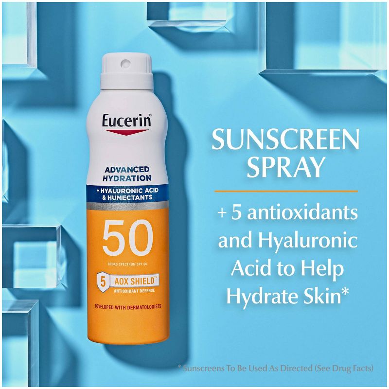 ✨Eucerin✨ Advanced Hydration Sunscreen Spray SPF50