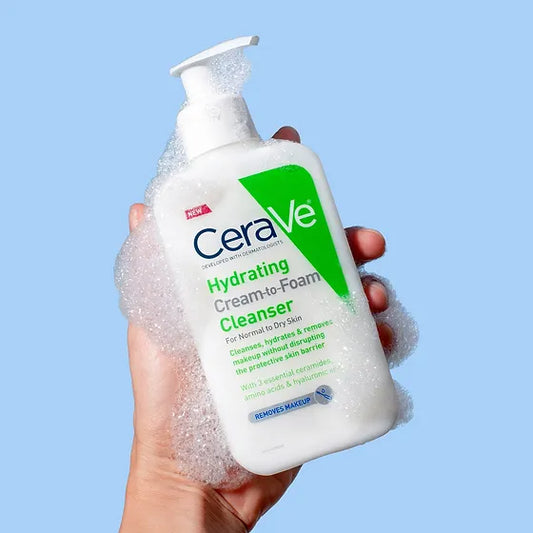 ✨Cerave Hydrating Cream-to-Foam Cleanser✨