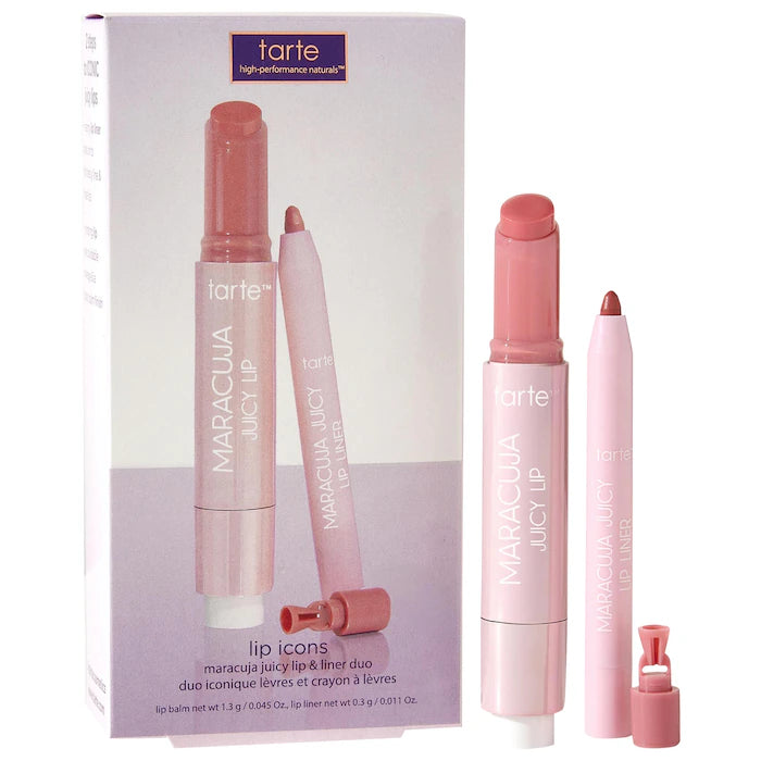 tarte✨
lip icons maracuja juicy lip & liner duo