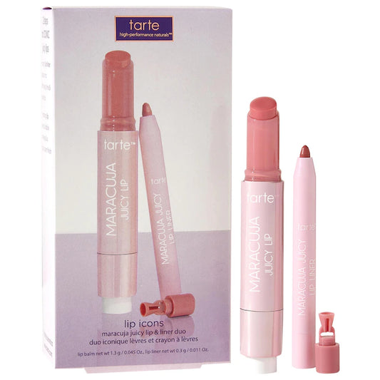 tarte✨
lip icons maracuja juicy lip & liner duo