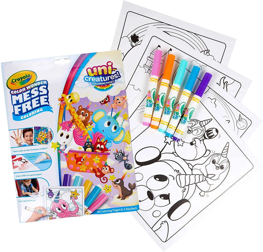 Crayola Color Wonder Mess Free Coloring🩵✨ UniCreatures