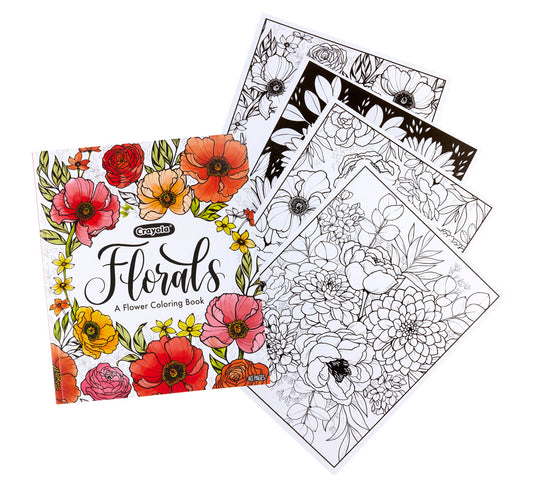 Crayola Florals Coloring Book
