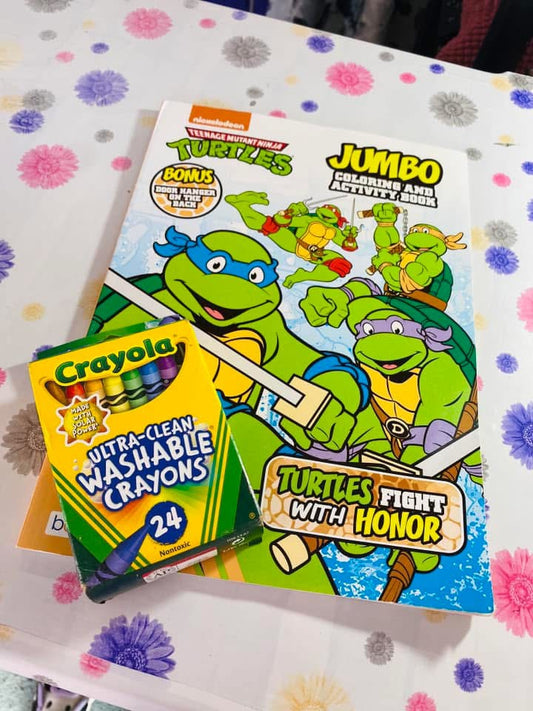 Libro de Colorear Tortugas Ninja✨