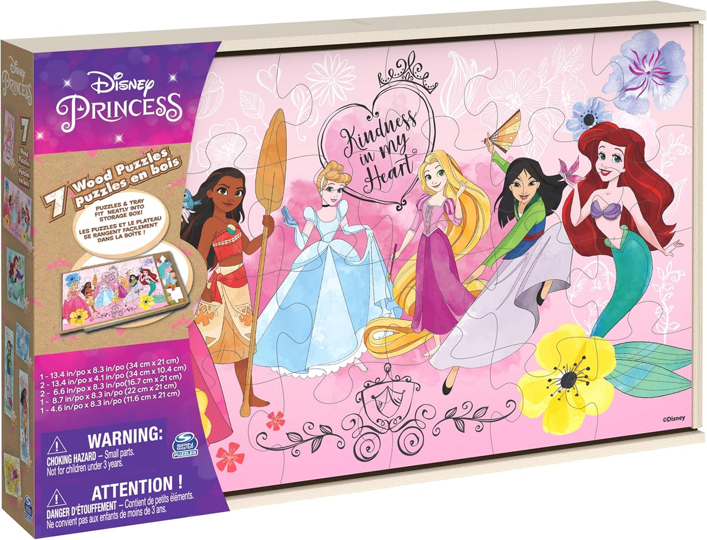 Rompecabezas Disney Princess 7-Pack