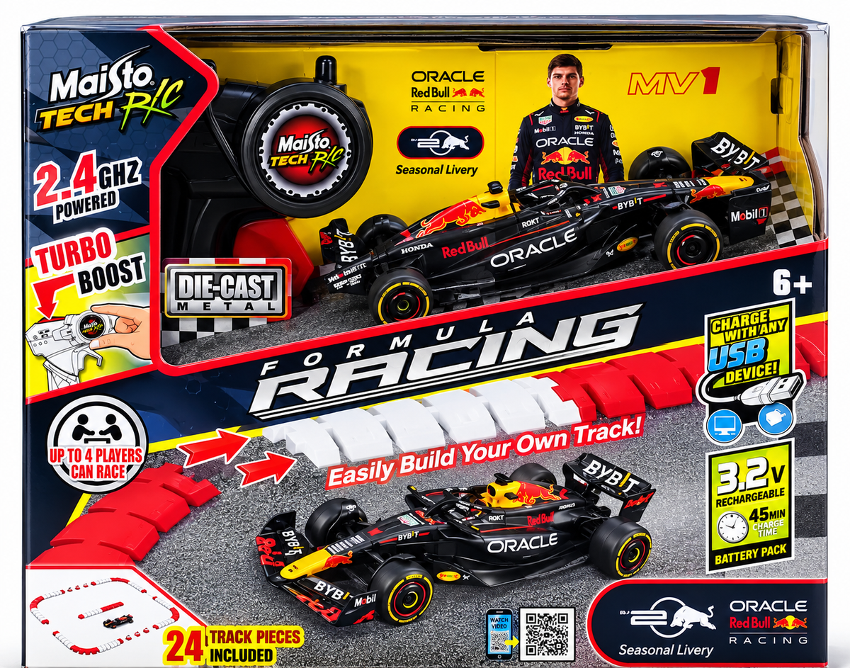 Maisto Red Bull Remote Control Vehicle w/o Track Component 1:41