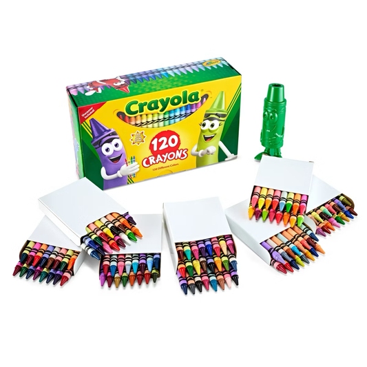 Crayola 120ct Bulk Crayon Set with Sharpener