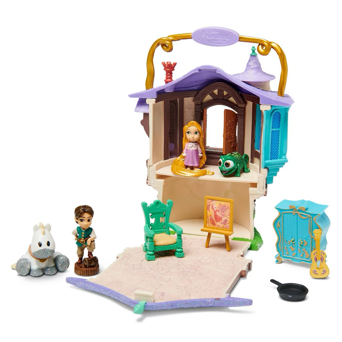 Disney Animators' Collection Littles Rapunzel Tower Playset