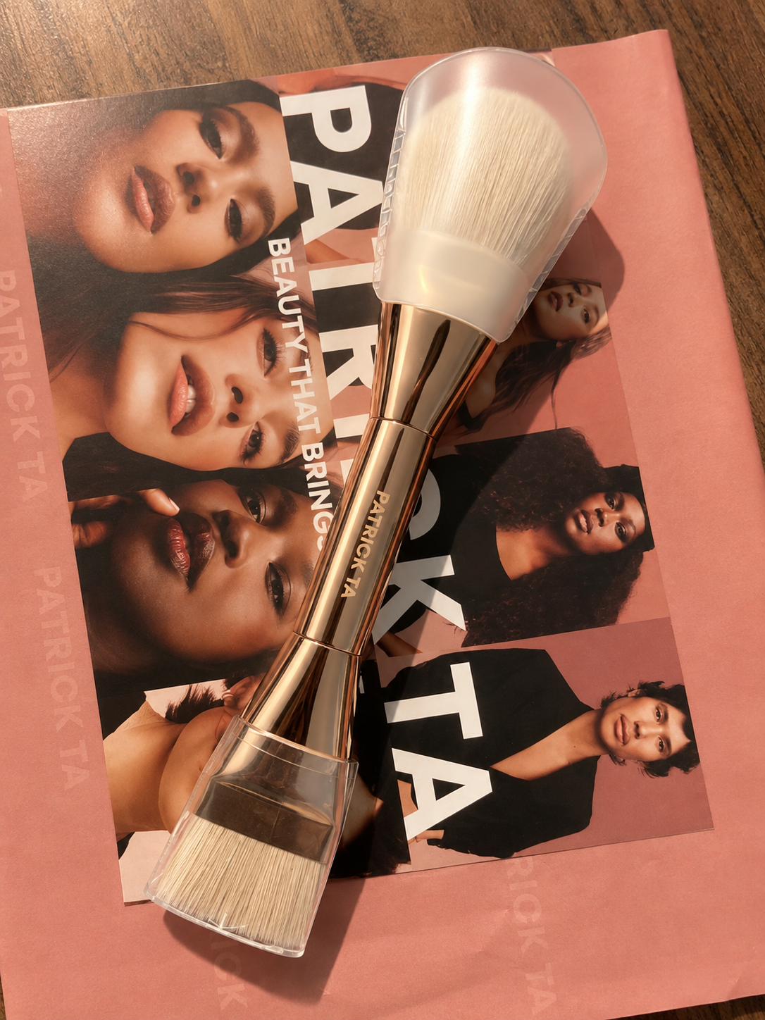 PATRICK TA  Dual Ended Foundation Brush