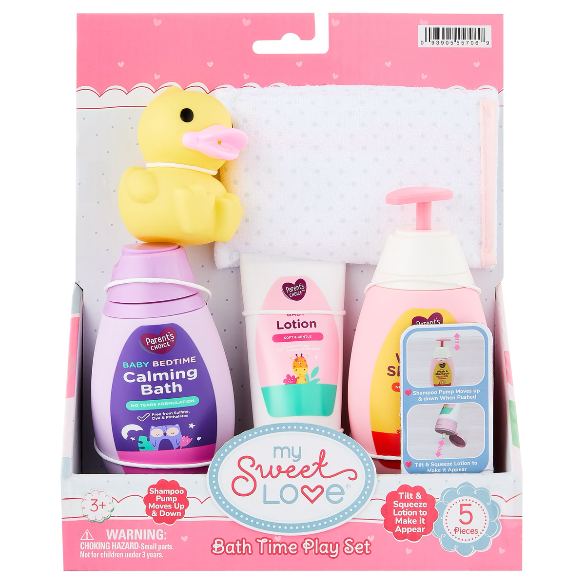 My Sweet Love Juego de Muñeca para la Hora Del Baño, 5 Piezas