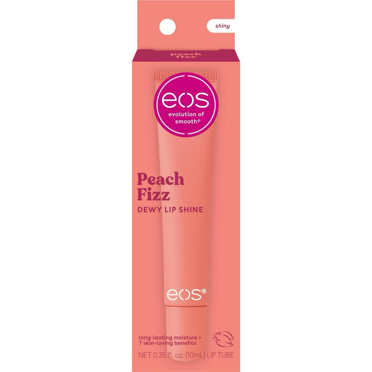 eos Dewy Lip Shine Peach Fizz