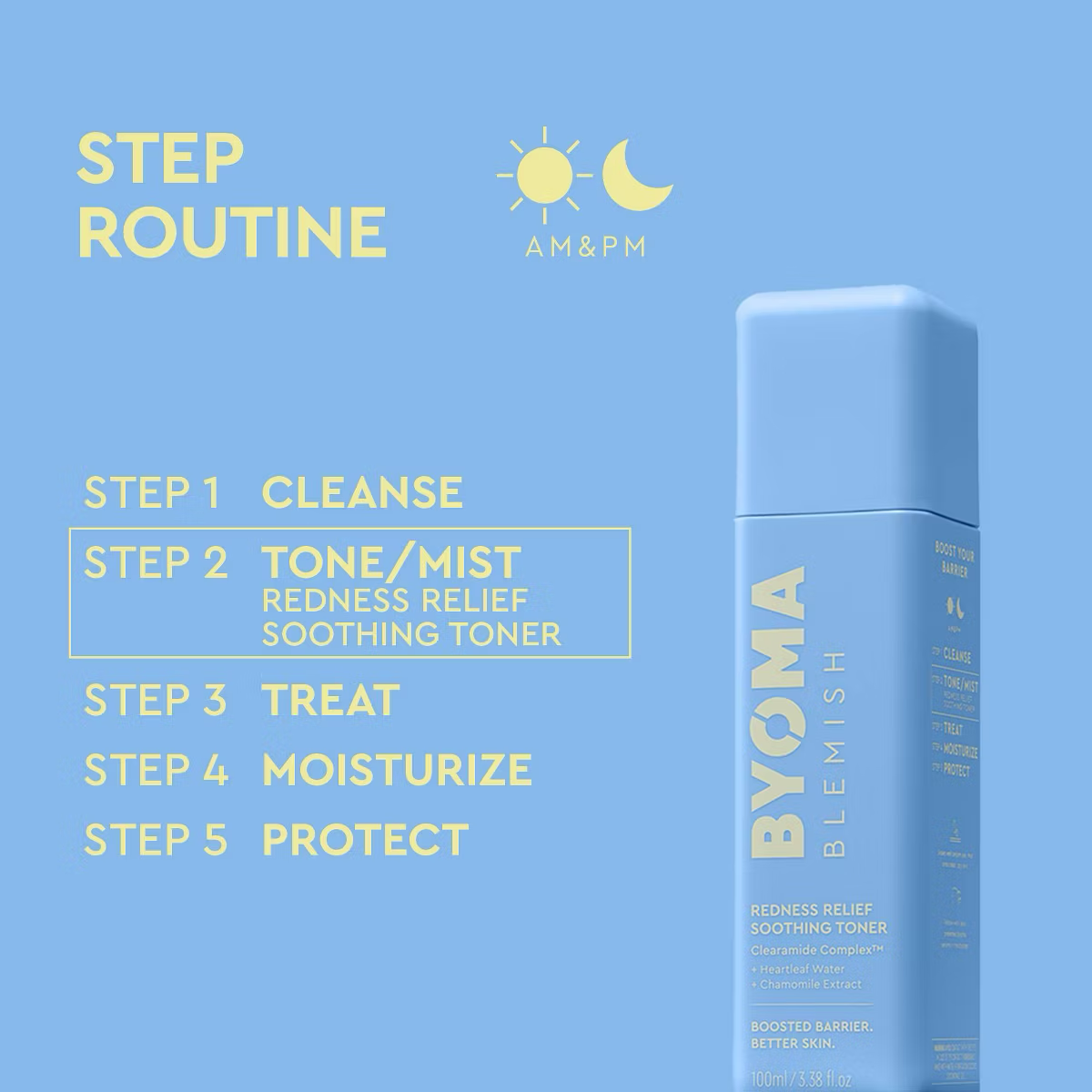 BYOMA Blemish Relief Soothing Mist Facial Toner