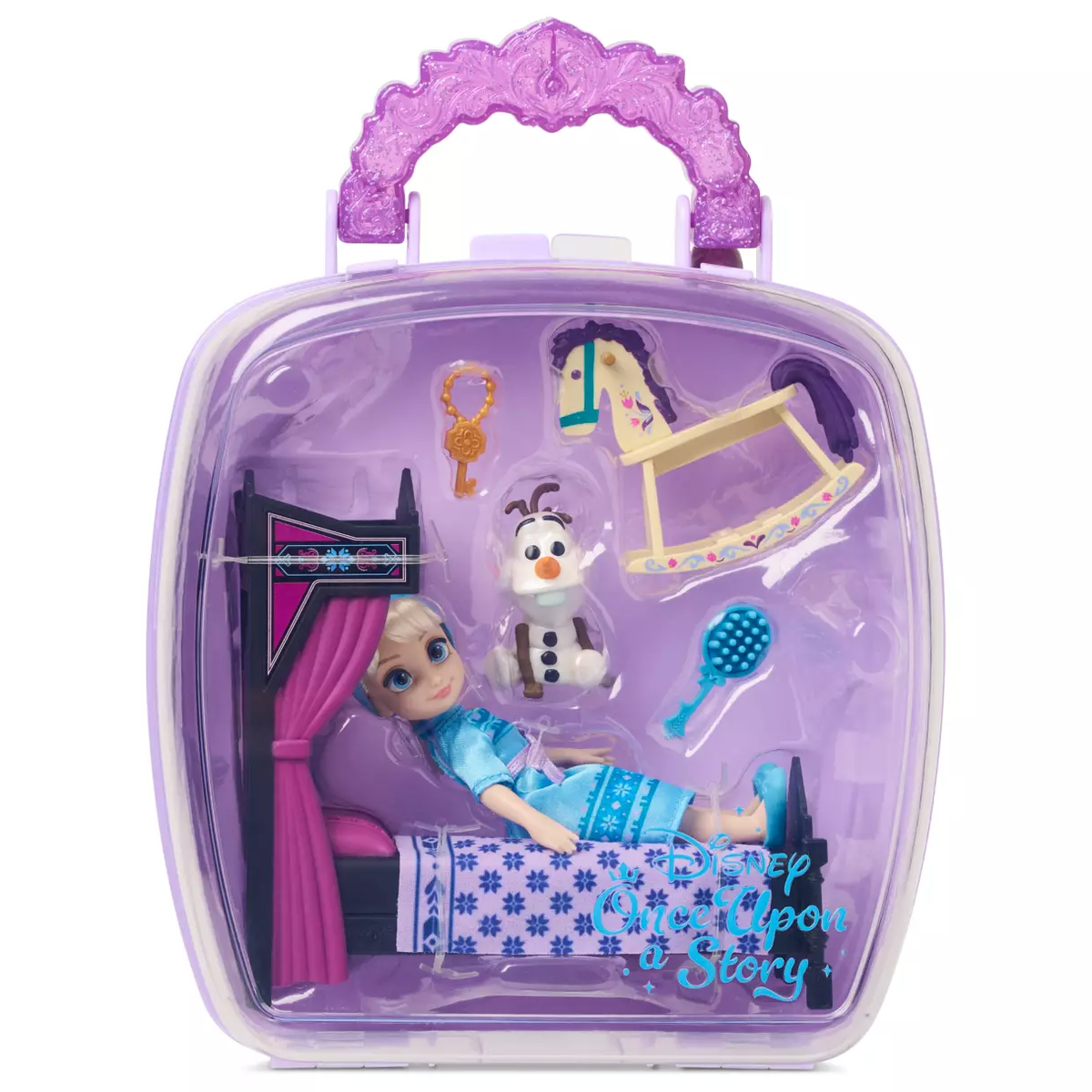Elsa Disney Once Upon a Story Mini Doll Play Set – Frozen – 5''