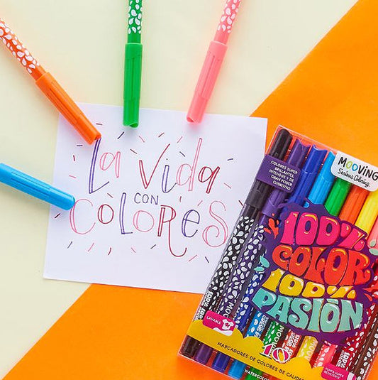 Marcadores Mooving x10