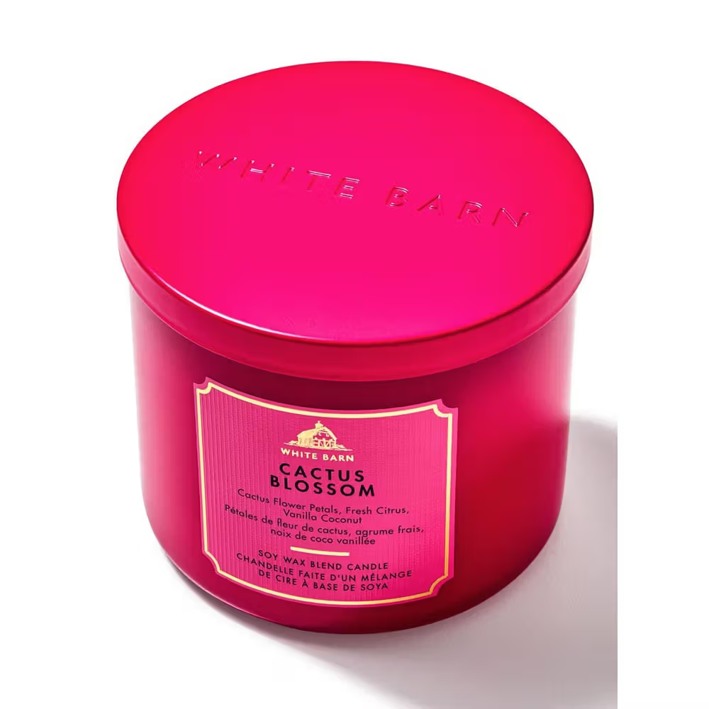 Vela 3 Mechas Cactus Blossom