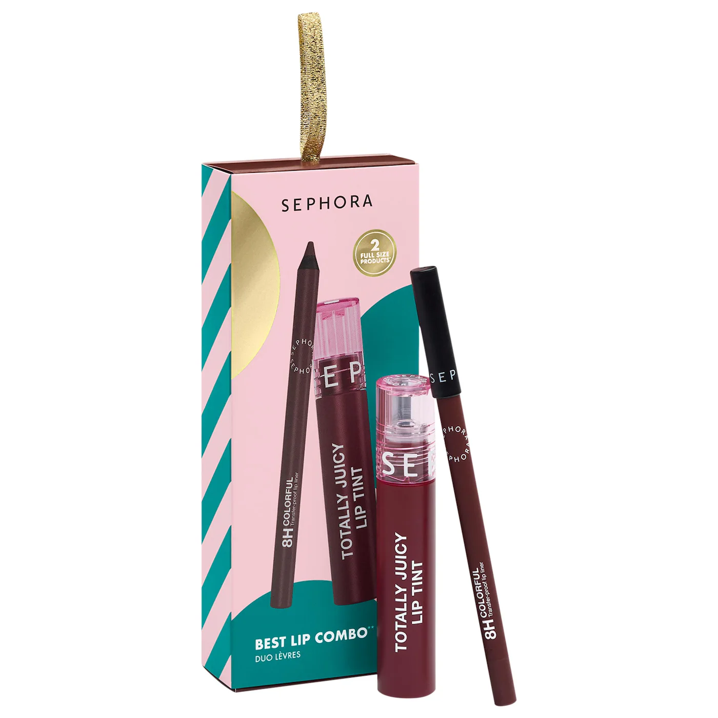 SEPHORA COLLECTION Best Lip Combo Duo Gift Set: Totally Juicy Lip Tint & Lip Liners