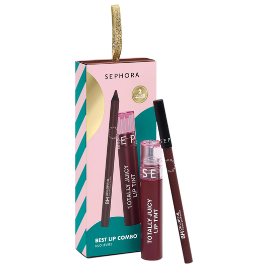 SEPHORA COLLECTION Best Lip Combo Duo Gift Set: Totally Juicy Lip Tint & Lip Liners