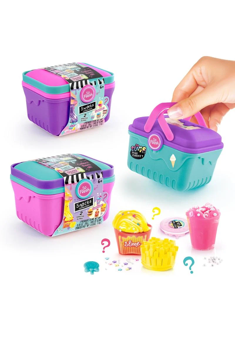 Slimelicious Canasta Mini Mercado- Drinks Collection