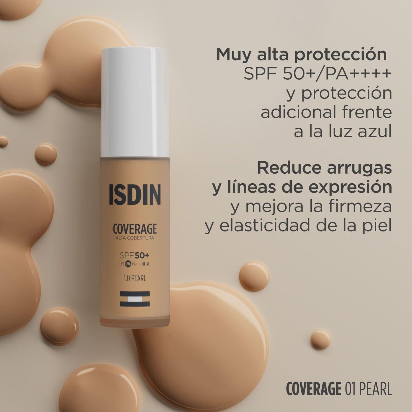 ISDIN Coverage Foundation Base de maquillaje de Alta Protección