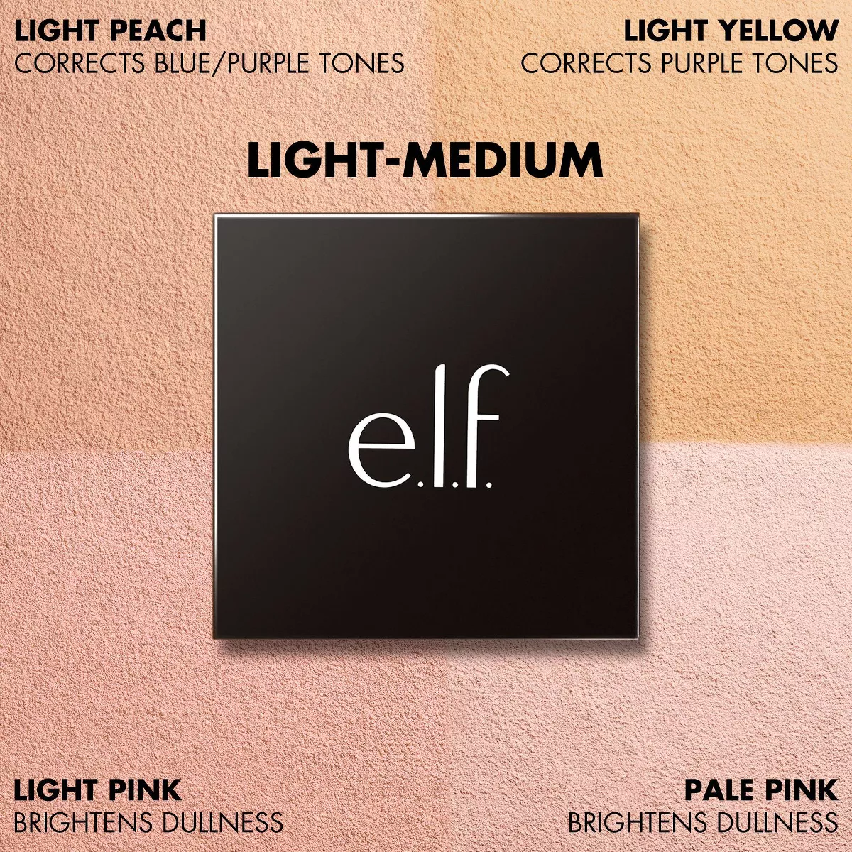 Elf Set It Bright Correcting & Brightening Setting Powder Quad