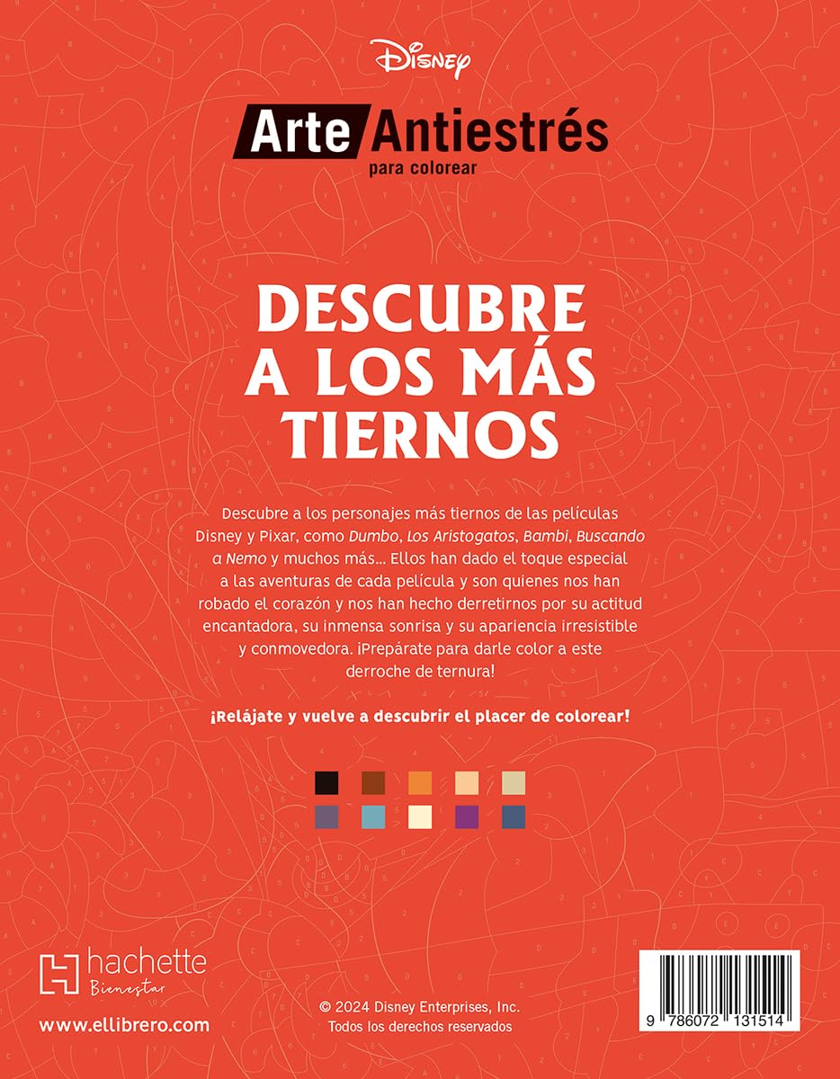 Descubre a los más tiernos Disney- Arte Antiestrés