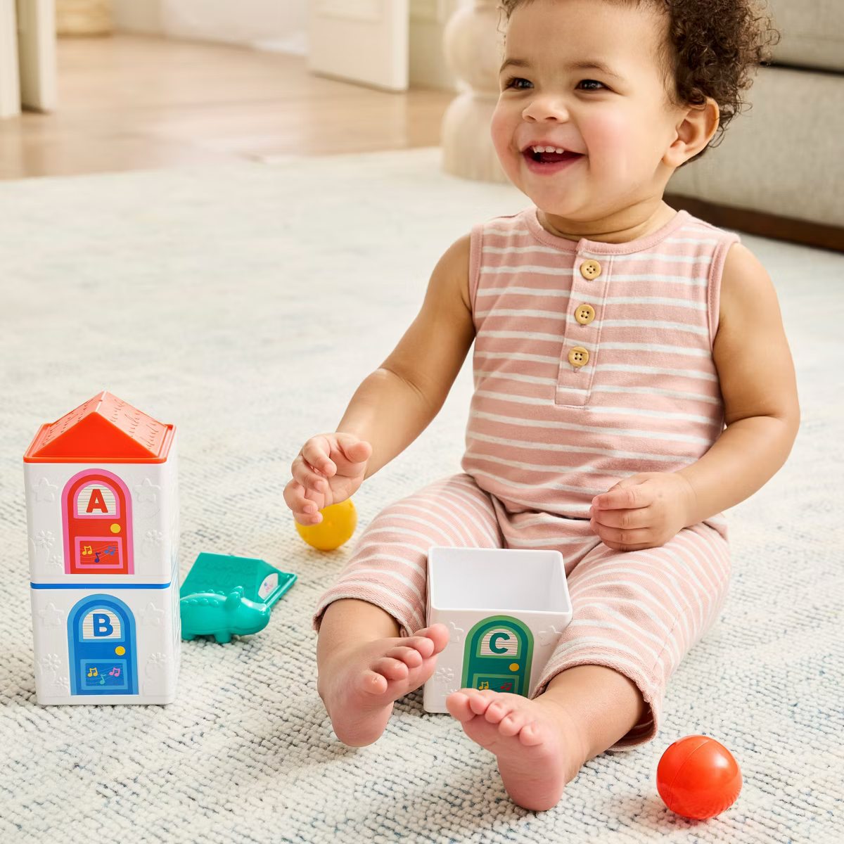 Ms. Rachel Stacking Surprise Houses