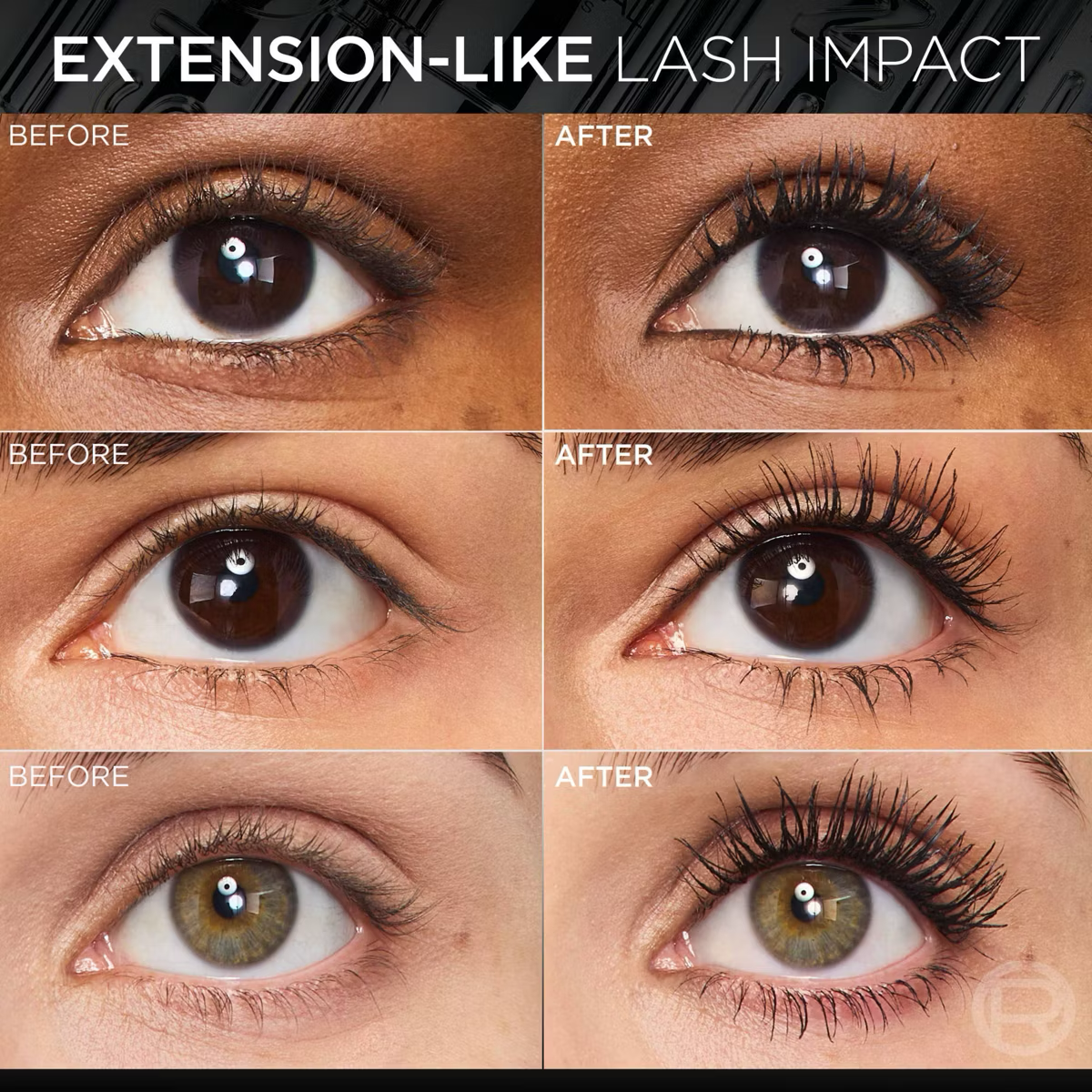 L'Oreal Paris Extensionist Curling & Lengthening Mascara - Black Waterproof