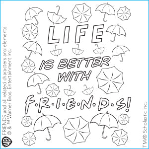 Coloring is Better with Friends: Official Coloring Book