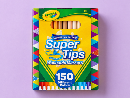 Crayola Super Tips Washable Markers 150 Colors