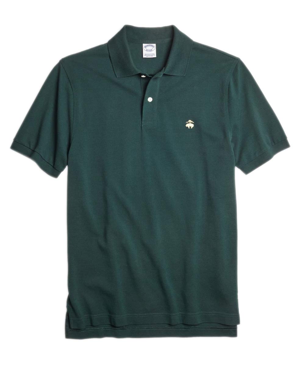 Camisa tipo polo Brooks Brothers verde oscuro