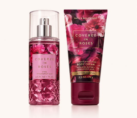Mini Set Covered in Roses