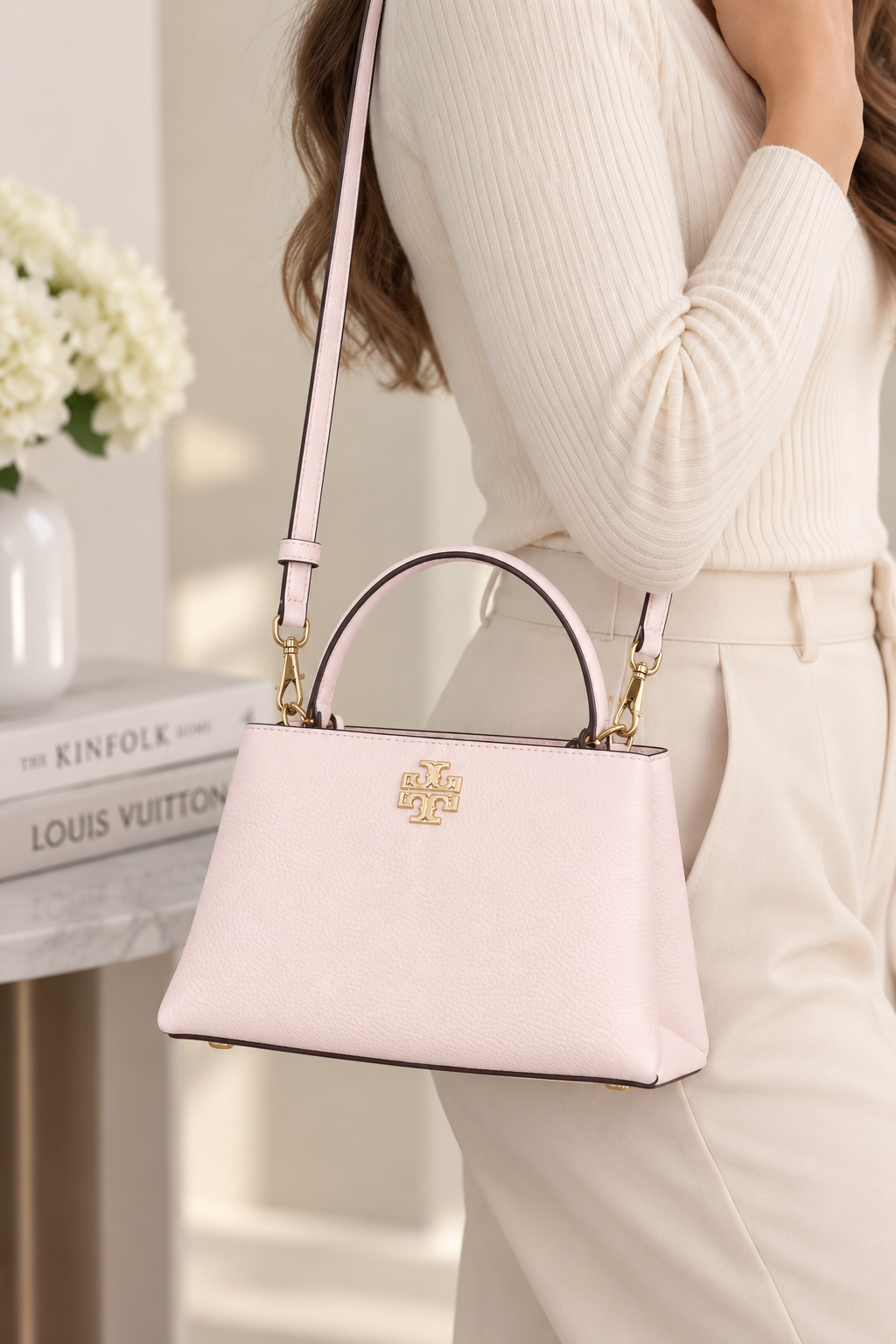 Tory Burch Britten Mini Satchel Delicate Pink