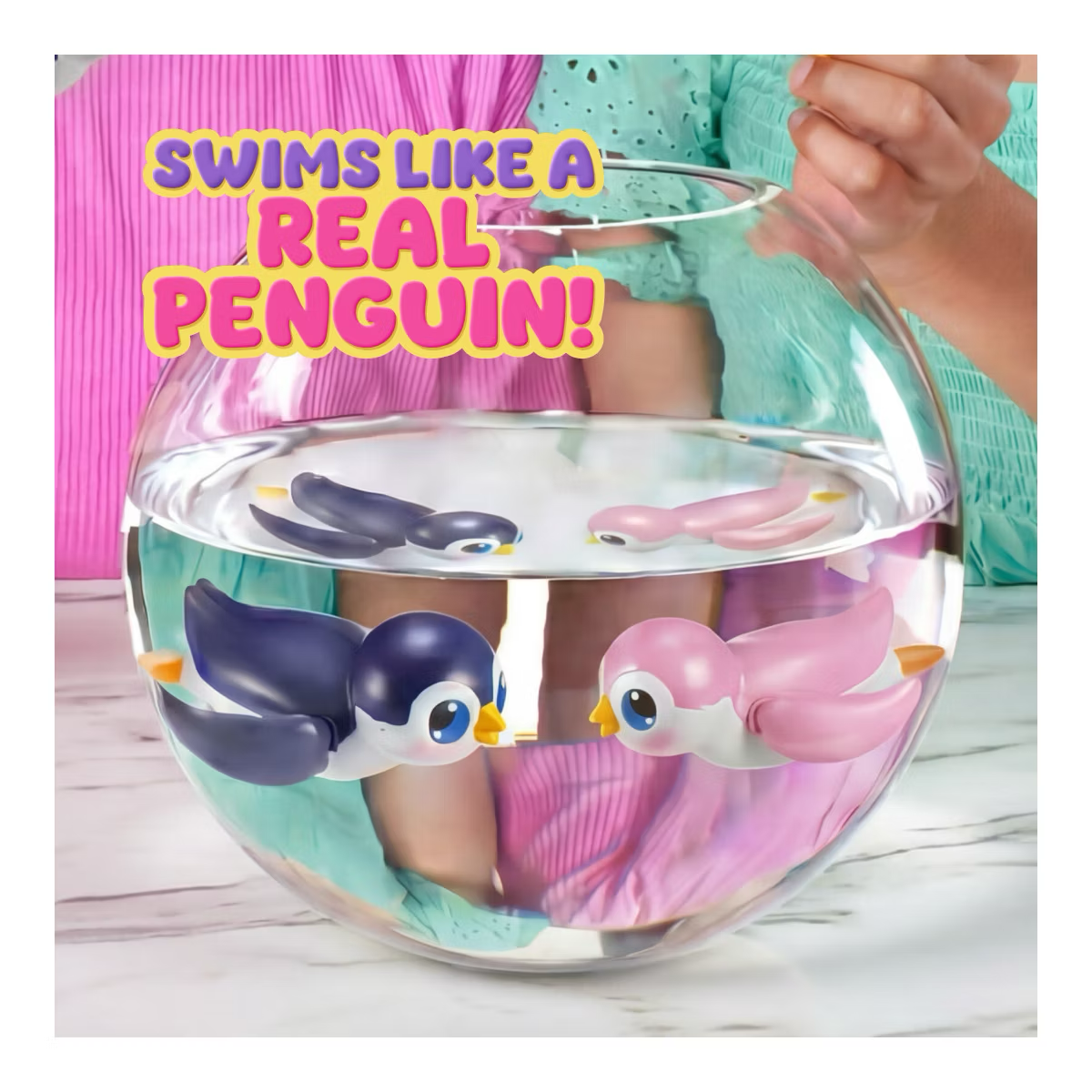 Pets Alive Swimming Penguin - Pink