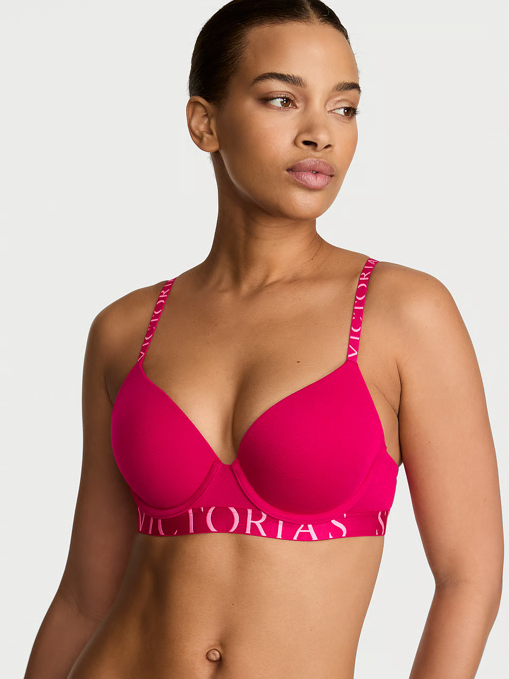 Bra Victoria's Secret push up de algodón con logo