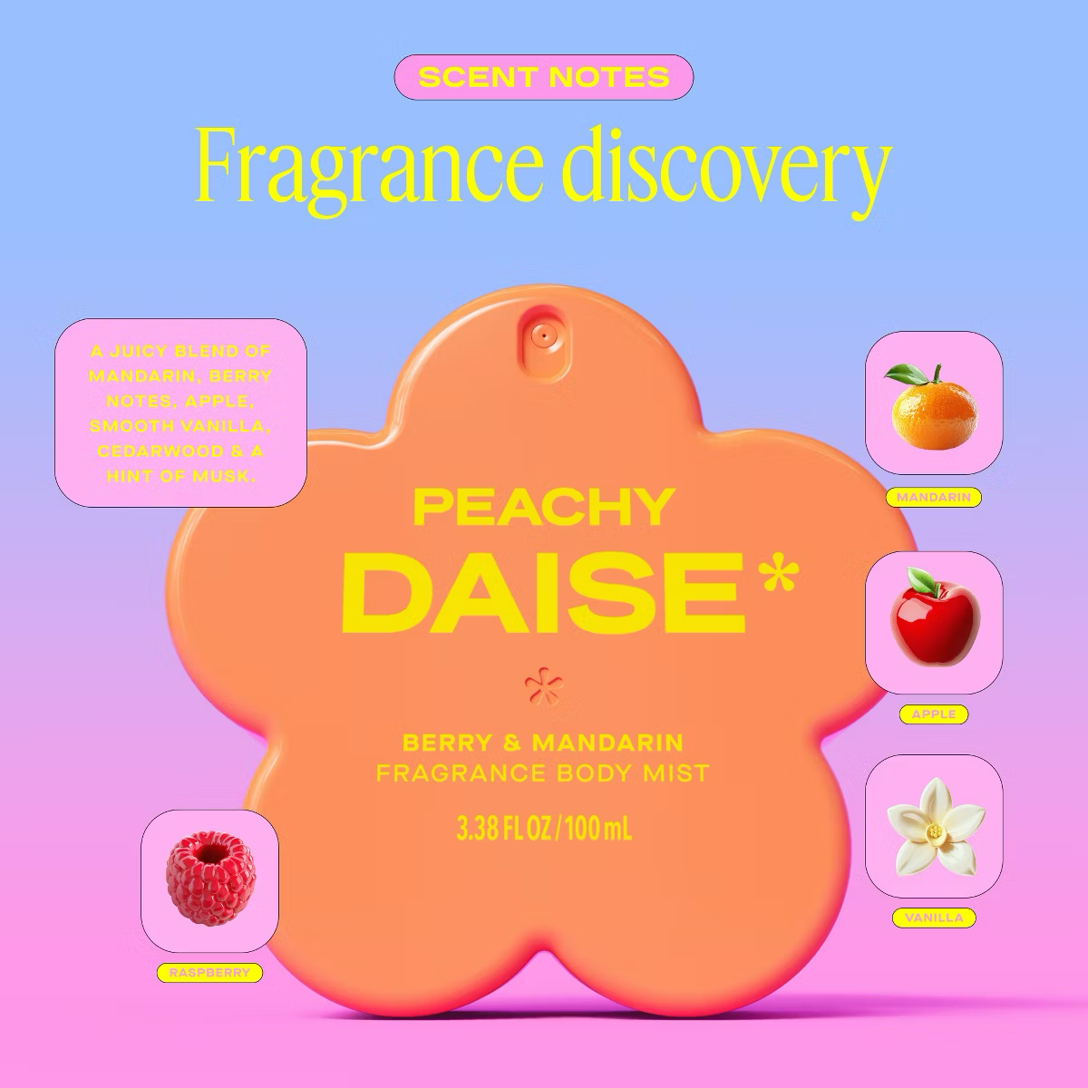 DAISE Fragrance Women's Body Mist - Peachy
