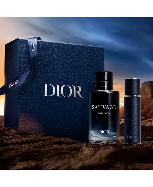 DIOR 2-Piece Sauvage Eau de Parfum Spray and Travel Spray Gift Set