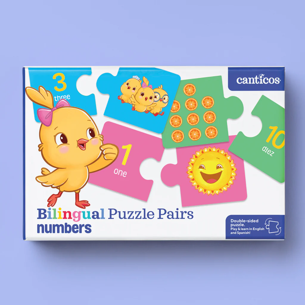 Canticos Bilingual Puzzle Pairs: Numbers
