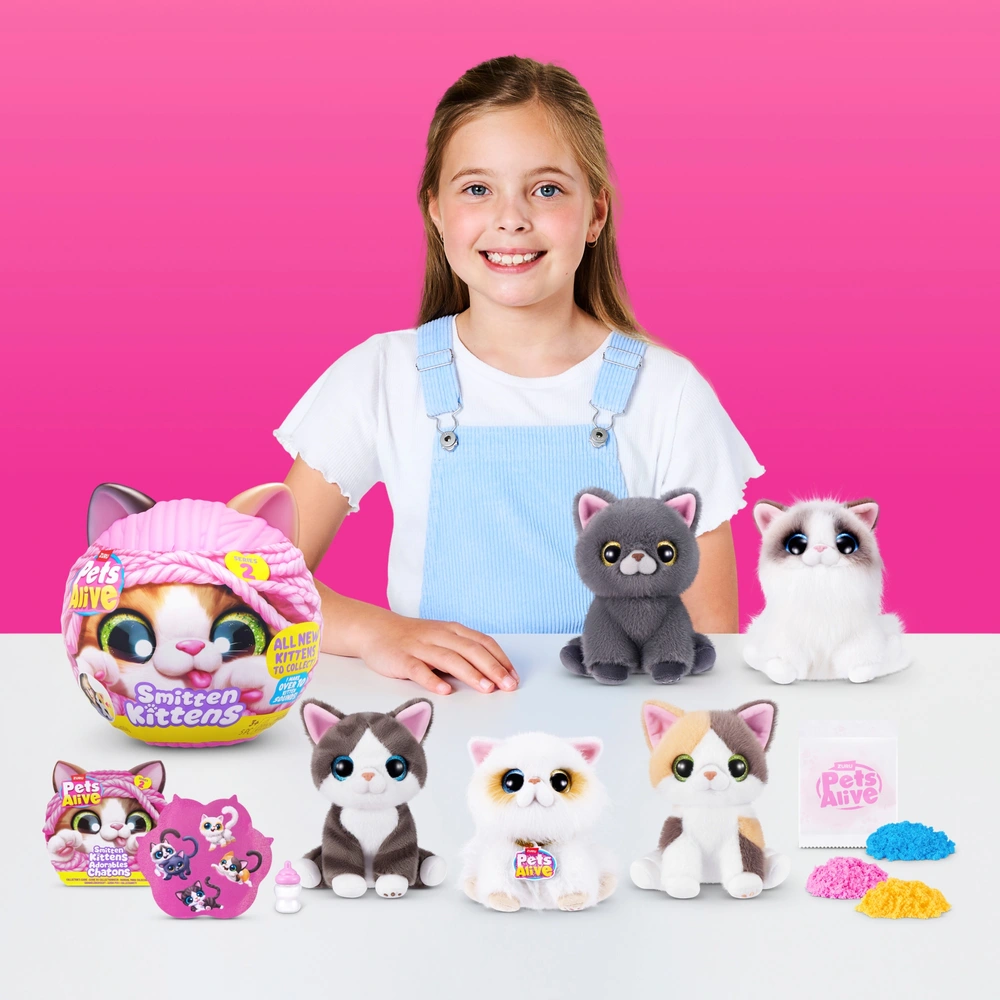Pets Alive by ZURU Smitten Kittens Interactive Plush Series 2