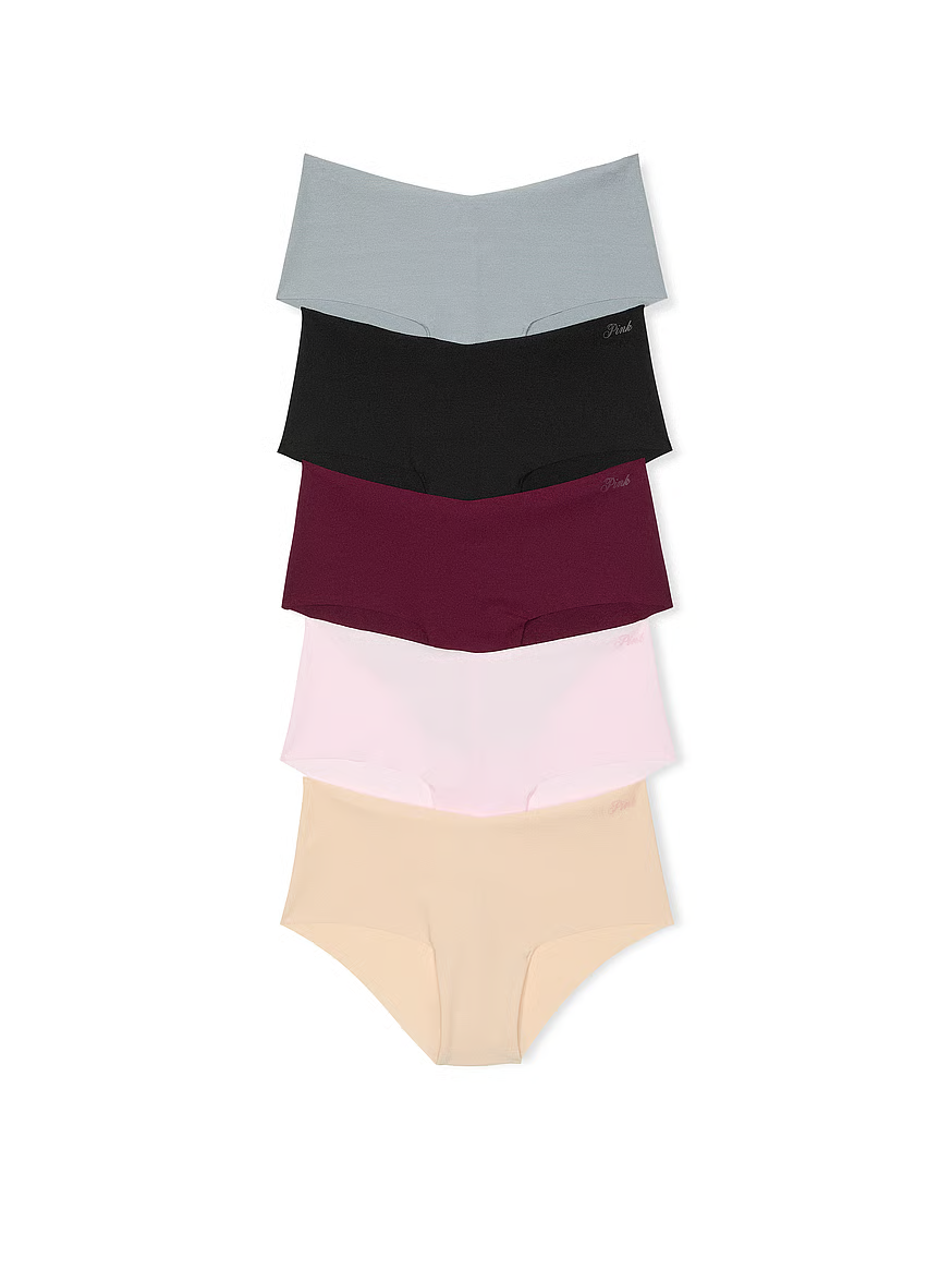 PINK 5-Pack No-Show Cheeky Panties