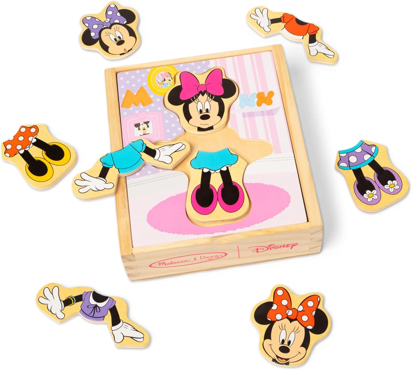 Melissa & Doug Disney Minnie Mouse Dress-Up Puzzle