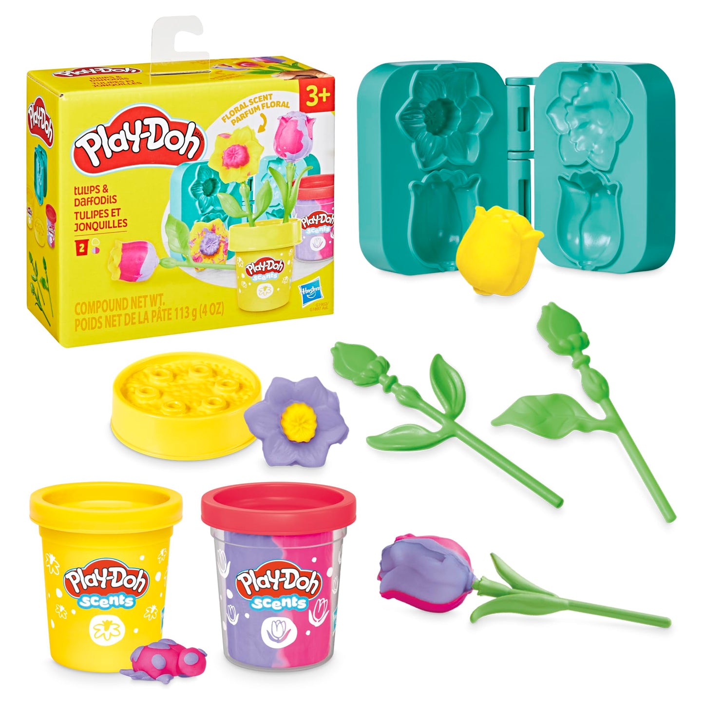 Play-Doh Tulips & Daffodils Flower Toy