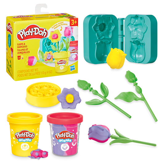 Play-Doh Tulips & Daffodils Flower Toy
