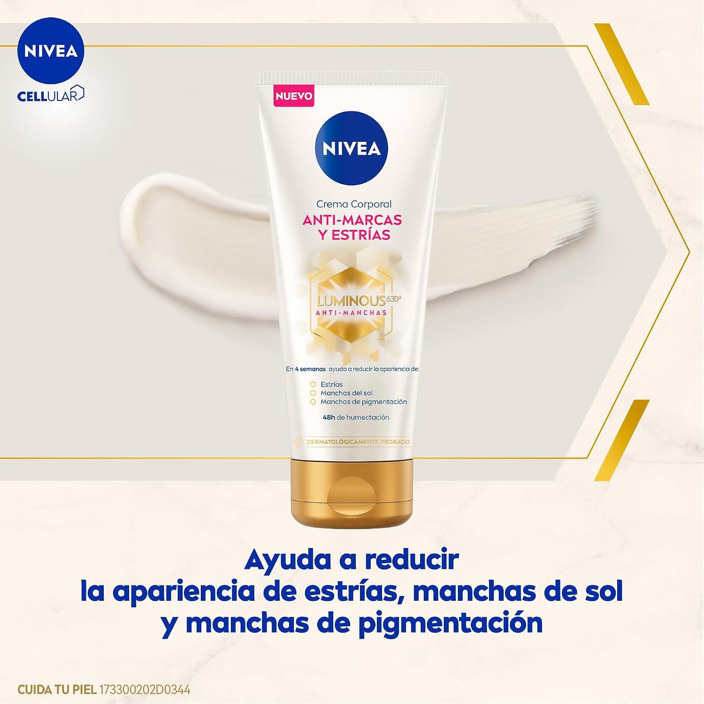 NIVEA Crema corporal Luminous630 anti- marcas y anti-estrías