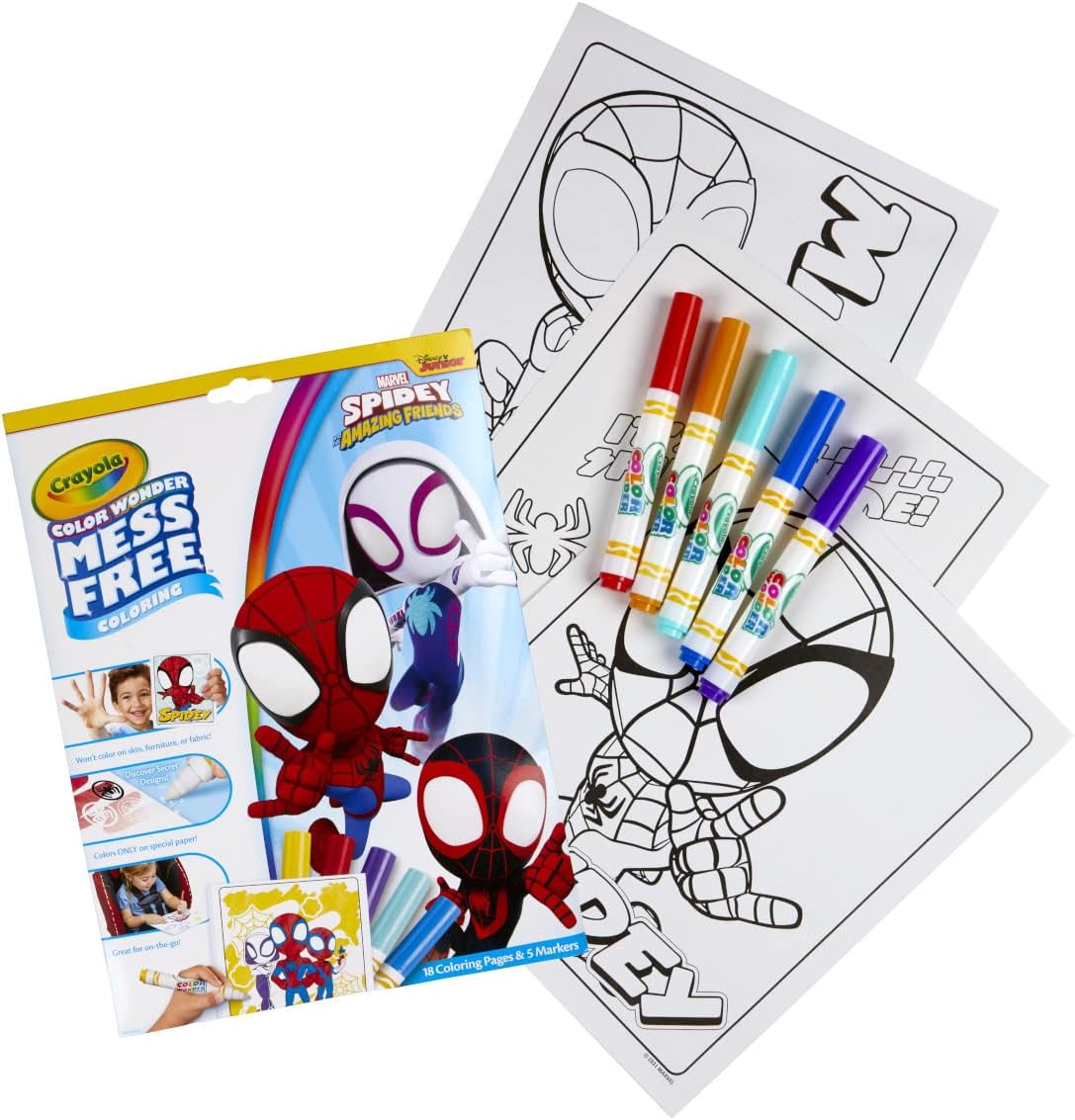 Crayola Spiderman Color Wonder Coloring Set Spiderman