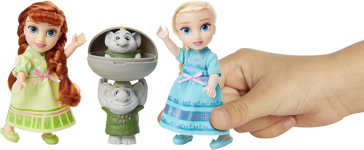 Frozen Anna Y Elsa Petite Dolls Playset