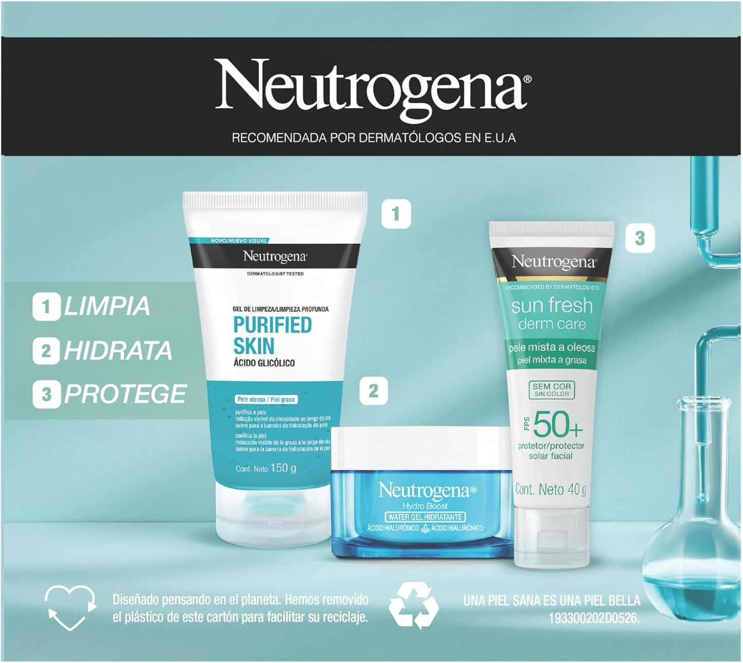 Neutrogena Pack Rutina de Piel mixta a grasa